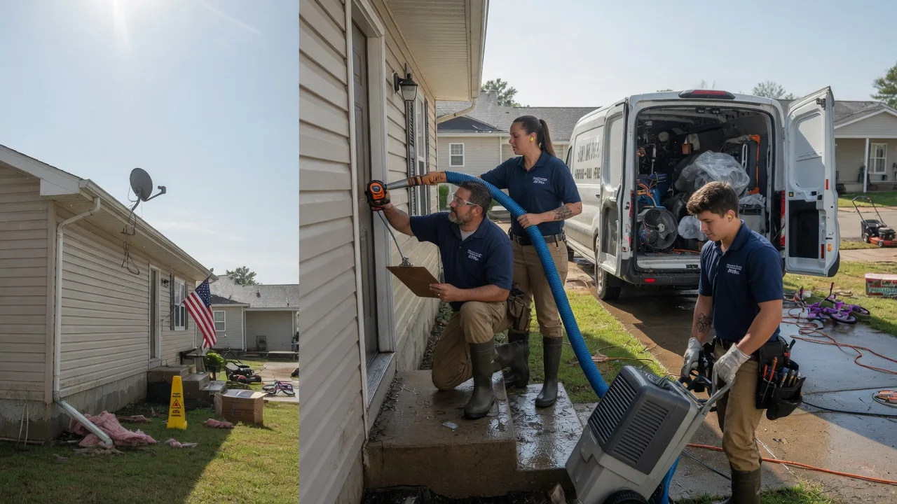 Ceiling Water Damage Restoration in Lesage, WV near me